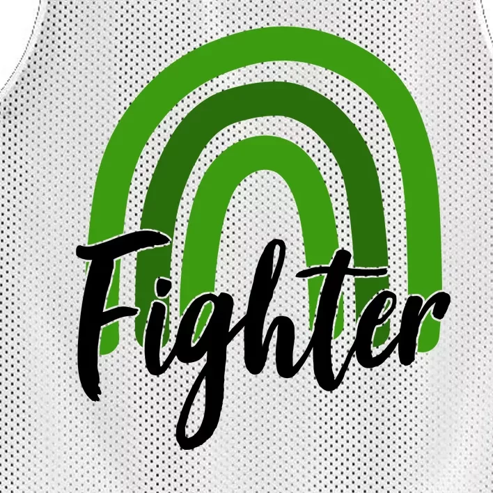 Fighter Mental Health Awareness Rainbow Mesh Reversible Basketball Jersey Tank