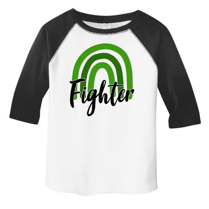 Fighter Mental Health Awareness Rainbow Toddler Fine Jersey T-Shirt