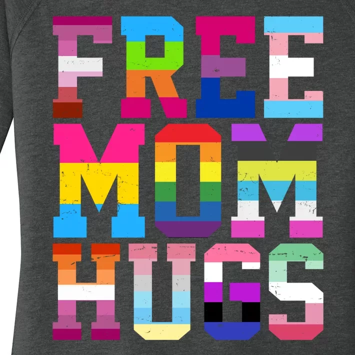 Free Mom Hugs Pride Month Lgbt Women's Perfect Tri Tunic Long Sleeve Shirt