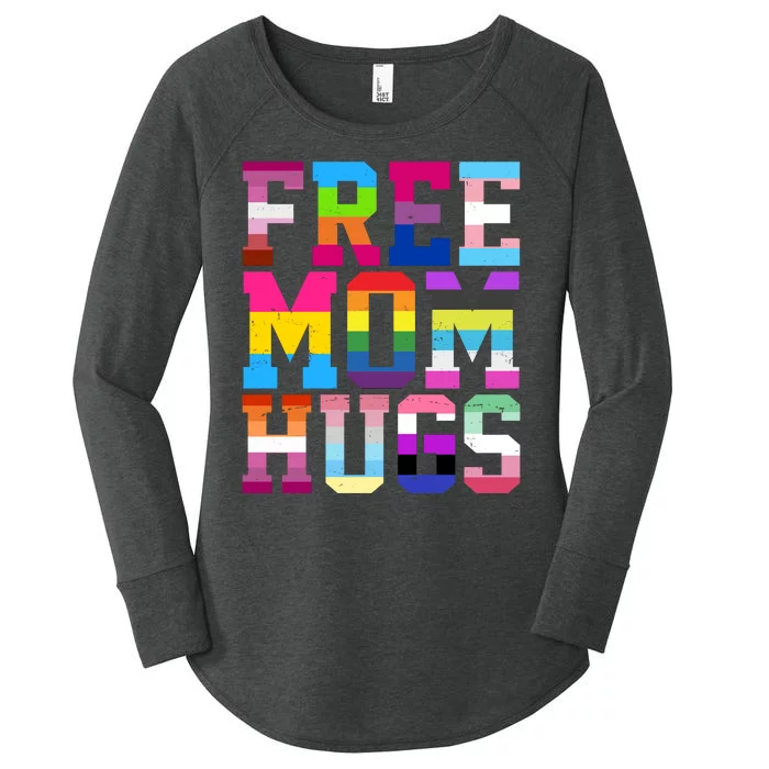 Free Mom Hugs Pride Month Lgbt Women's Perfect Tri Tunic Long Sleeve Shirt