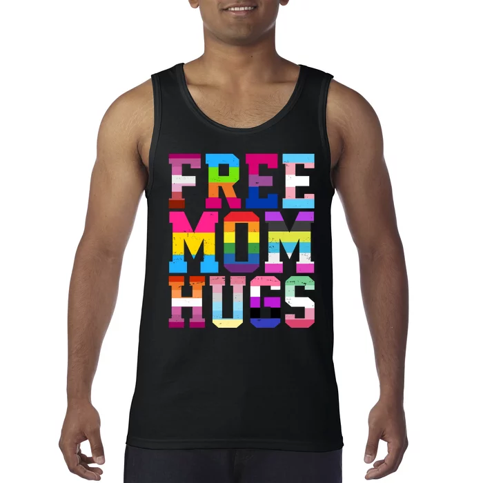 Free Mom Hugs Pride Month Lgbt Tank Top