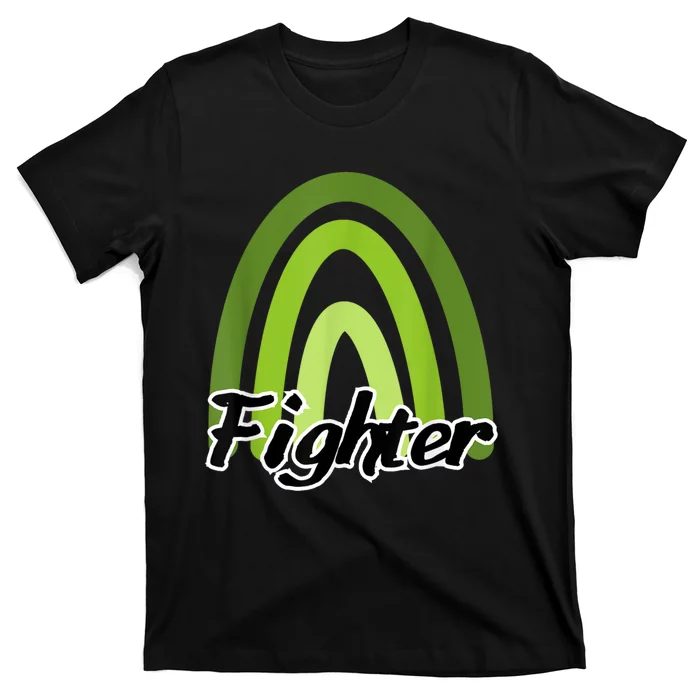 Fighter Mental Health Awareness Rainbow T-Shirt