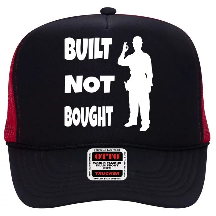 Funny Mechanic Handy Engineer Sayings For Dad And Father Gift High Crown Mesh Trucker Hat