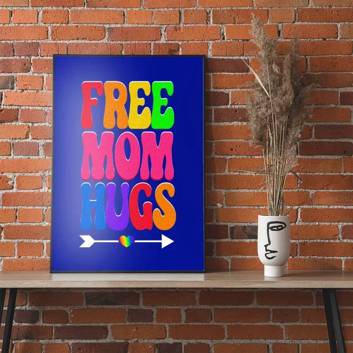 Free Mom Hugs Ally Lgbt Pride Month Gift Poster