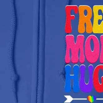 Free Mom Hugs Ally Lgbt Pride Month Gift Full Zip Hoodie