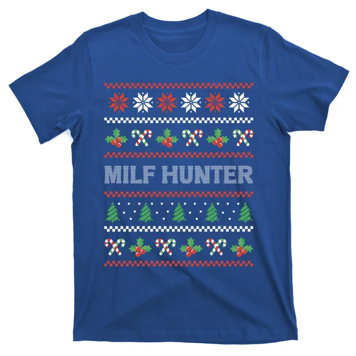 Funny Milf Hunter Adult Humor Joke Ugly Christmas Sweater Gift T-Shirt