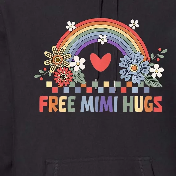 Free Mimi Hugs Funny Lgbt Pride Premium Hoodie