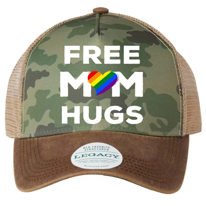 Free Mom Hugs Gift Legacy Tie Dye Trucker Hat