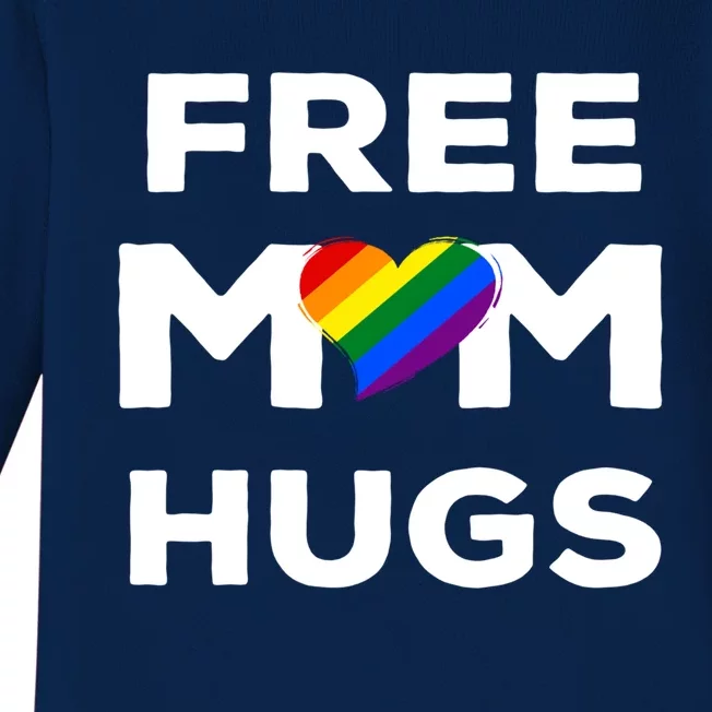 Free Mom Hugs Gift Baby Long Sleeve Bodysuit