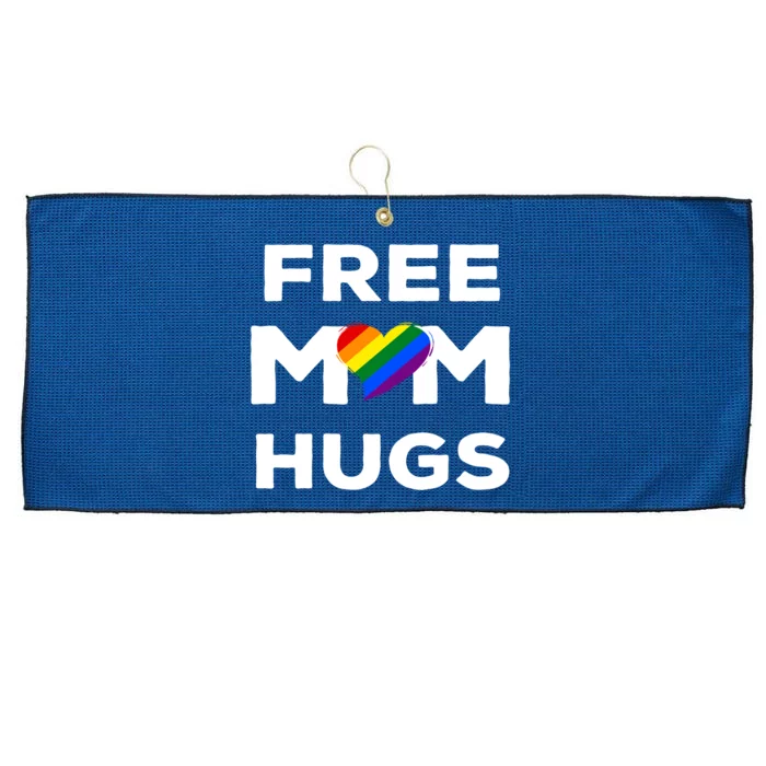 Free Mom Hugs Gift Large Microfiber Waffle Golf Towel