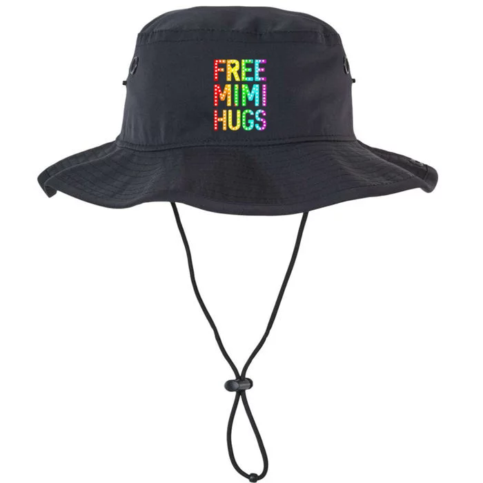 Free Mimi Hugs Funny Lgbt Pride Legacy Cool Fit Booney Bucket Hat