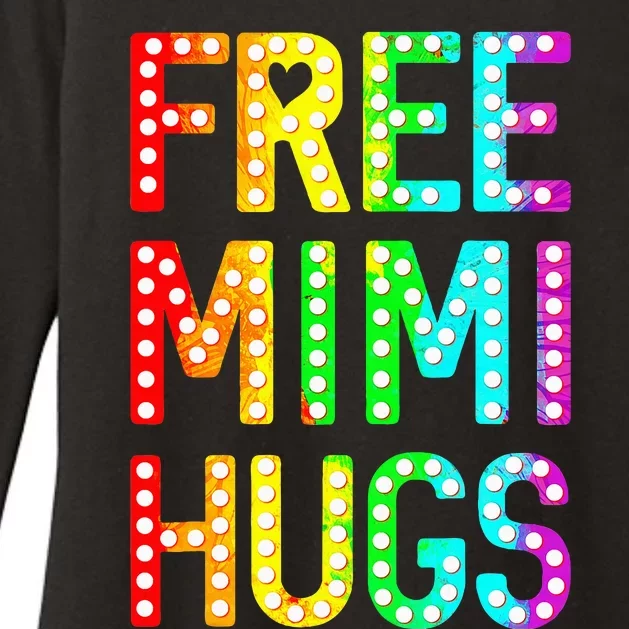 Free Mimi Hugs Funny Lgbt Pride Womens CVC Long Sleeve Shirt