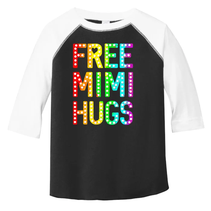 Free Mimi Hugs Funny Lgbt Pride Toddler Fine Jersey T-Shirt