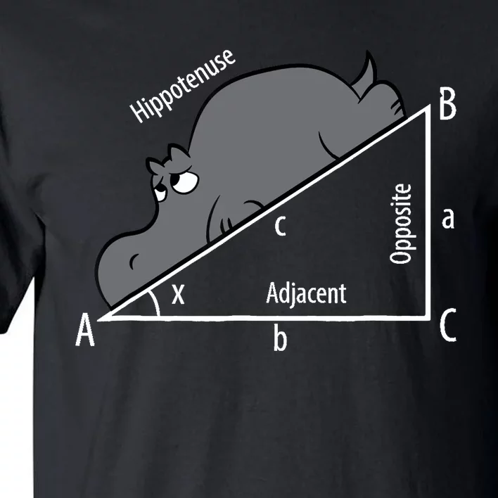 Funny Math Humor Hippotenuse Hypotenuse Funny Tall T-Shirt