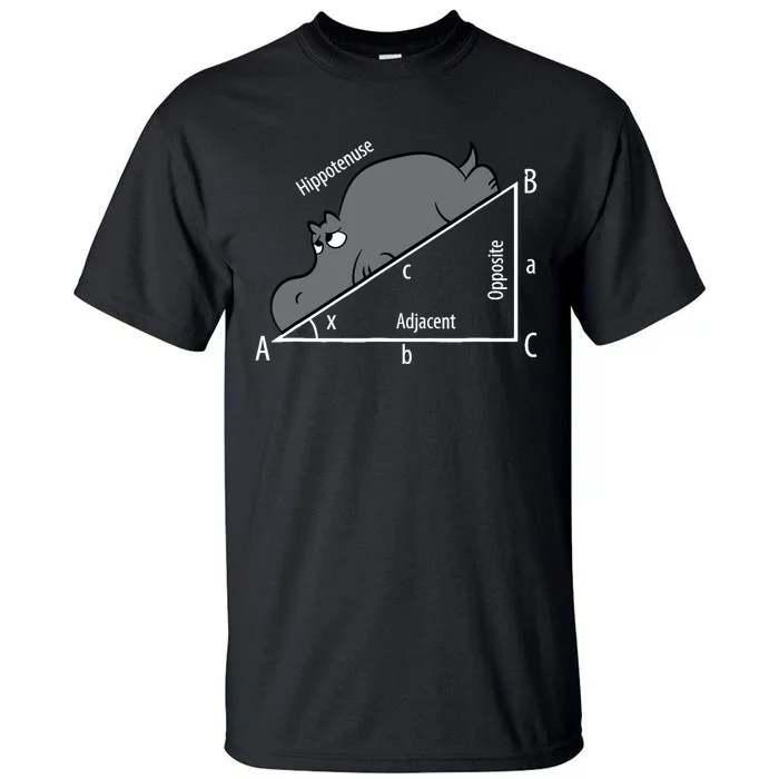 Funny Math Humor Hippotenuse Hypotenuse Funny Tall T-Shirt