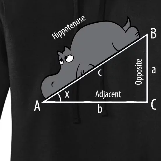 Funny Math Humor Hippotenuse Hypotenuse Funny Women's Pullover Hoodie