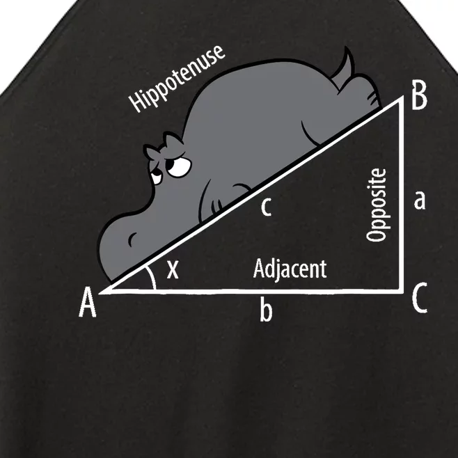 Funny Math Humor Hippotenuse Hypotenuse Funny Women’s Perfect Tri Rocker Tank