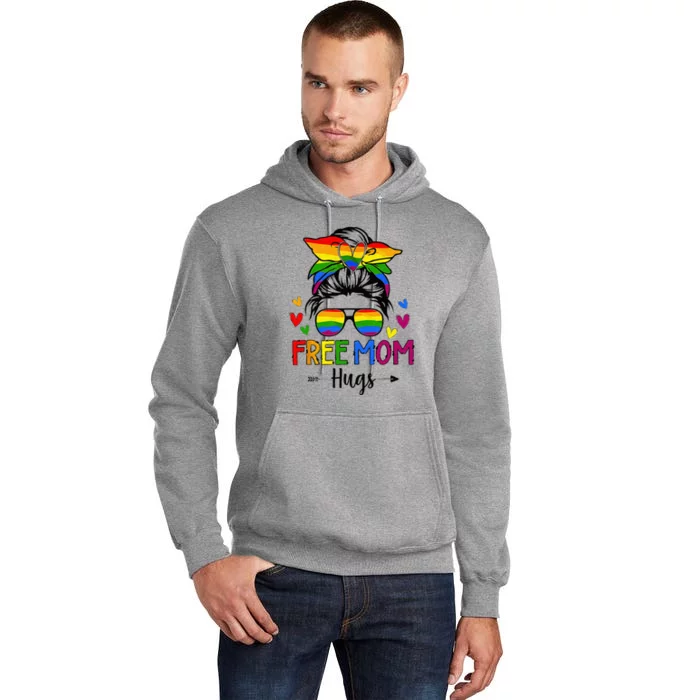 Free Mom Hugs Free Mom Hugs Inclusive Pride LGBTQIA Tall Hoodie