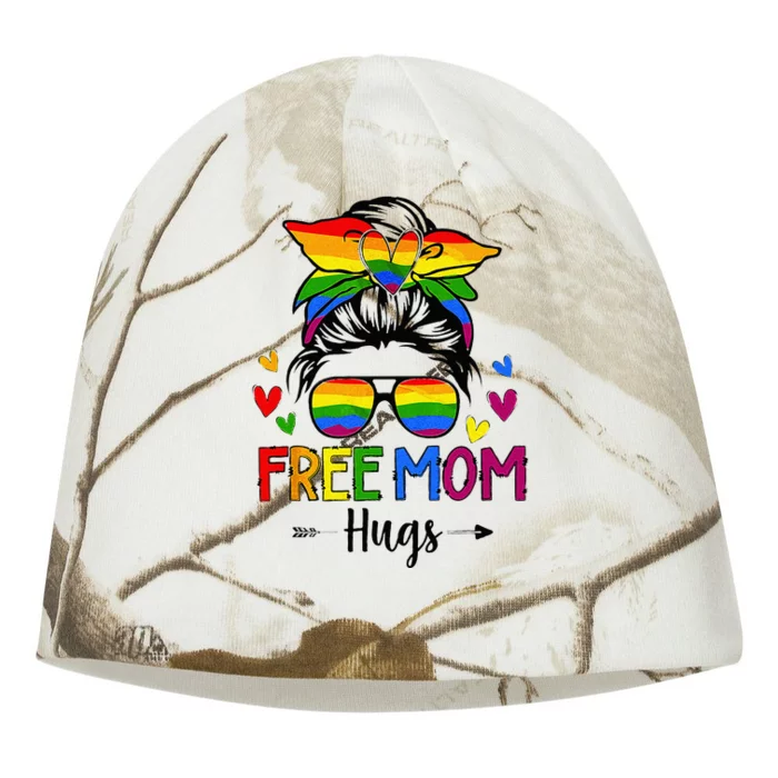 Free Mom Hugs Free Mom Hugs Inclusive Pride LGBTQIA Kati - Camo Knit Beanie