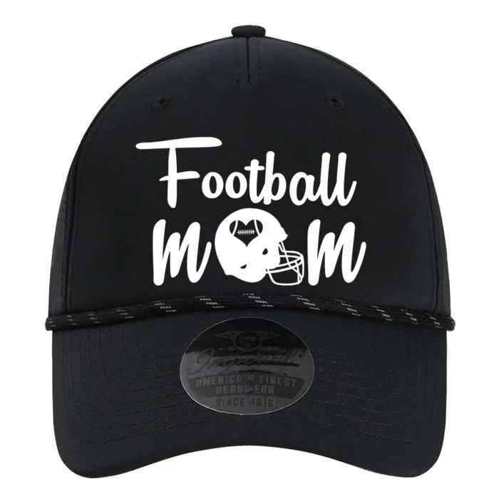 Football Mom Heart Cute Helmet Performance The Dyno Cap