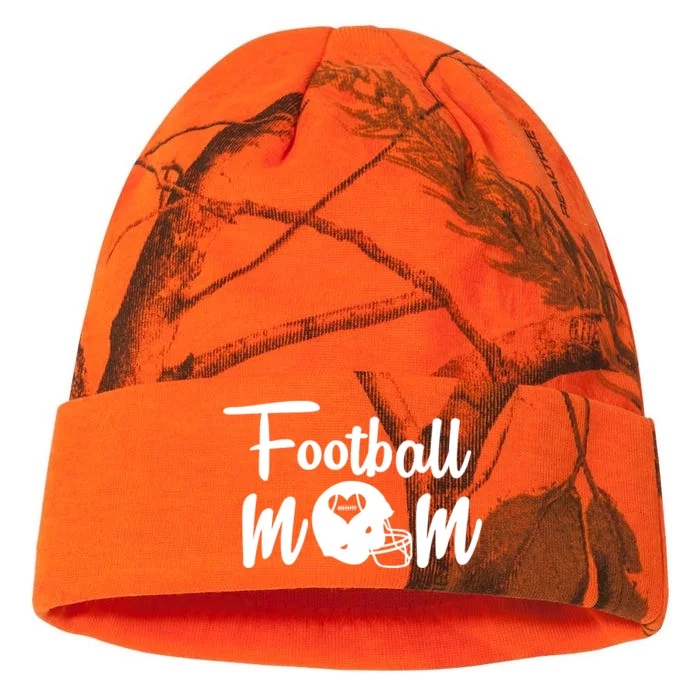 Football Mom Heart Cute Helmet Kati - 12in Camo Beanie