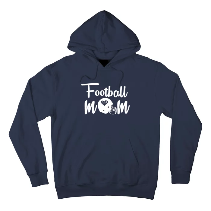 Football Mom Heart Cute Helmet Hoodie