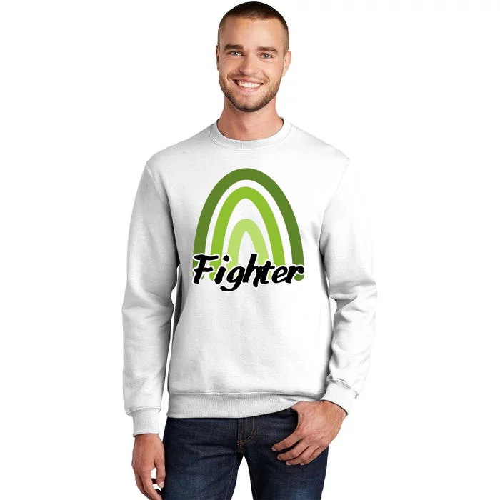 Fighter Mental Health Awareness Rainbow Sweatshirt