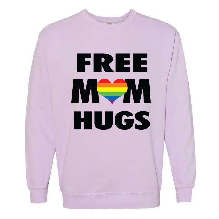 Free Mom Hugs Gift Garment-Dyed Sweatshirt