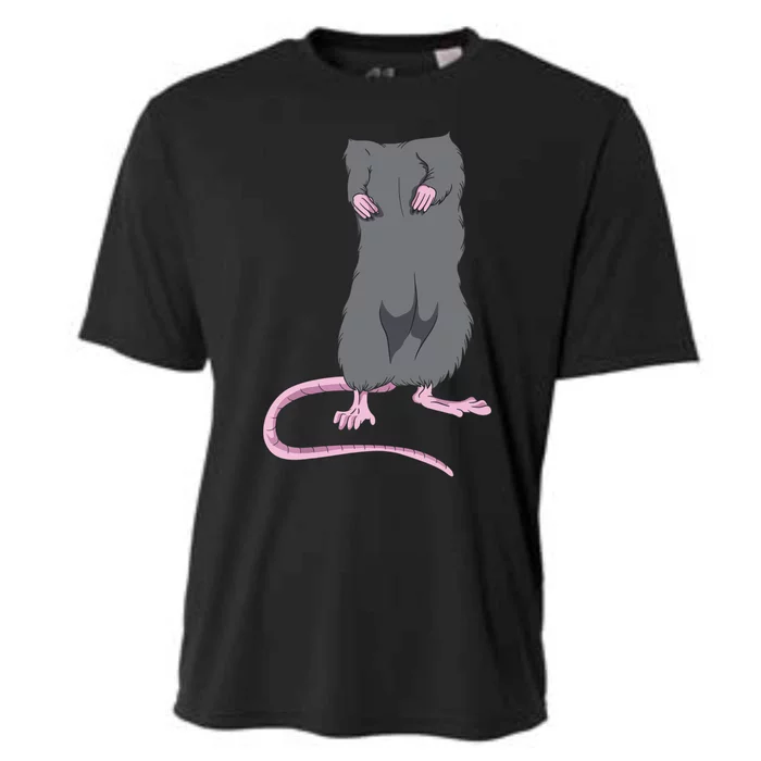 Funny Mouse Headless Halloween Rat Body Easy Costume Outfit Cooling Performance Crew T-Shirt