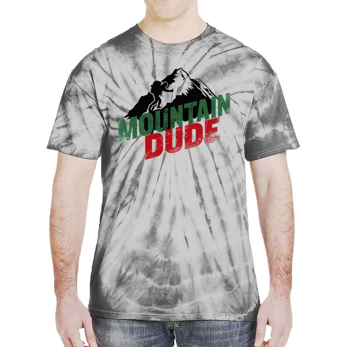 Funny Mountain Hiking Tie-Dye T-Shirt