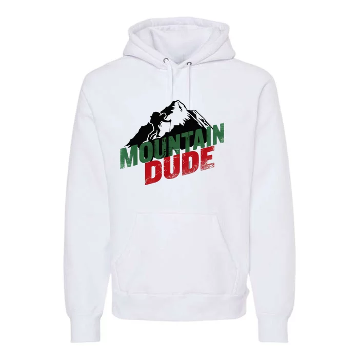 Funny Mountain Hiking Premium Hoodie