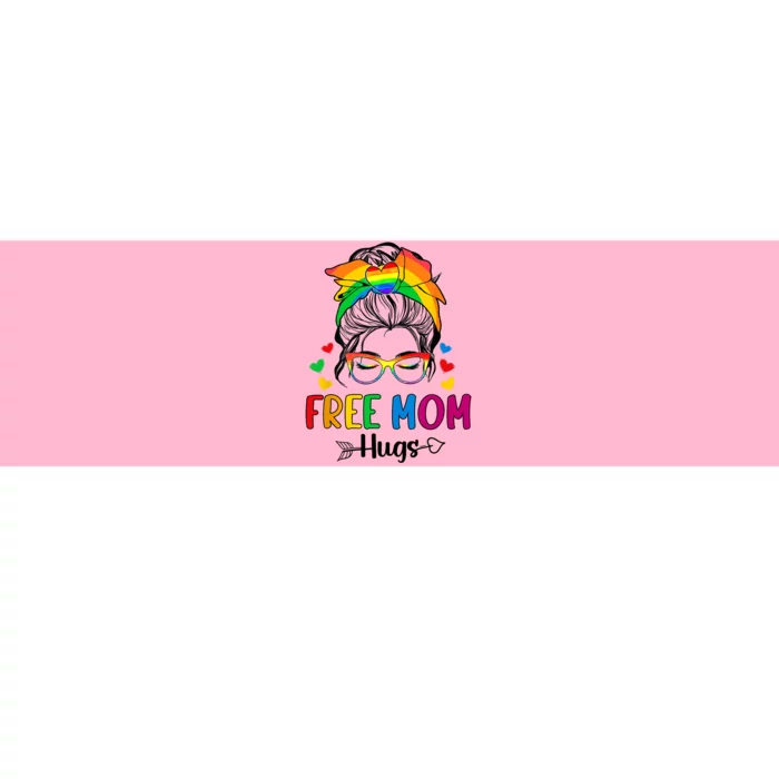 Free Mom Hugs Pride Month Bumper Sticker