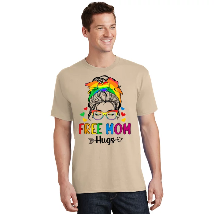 Free Mom Hugs Pride Month T-Shirt