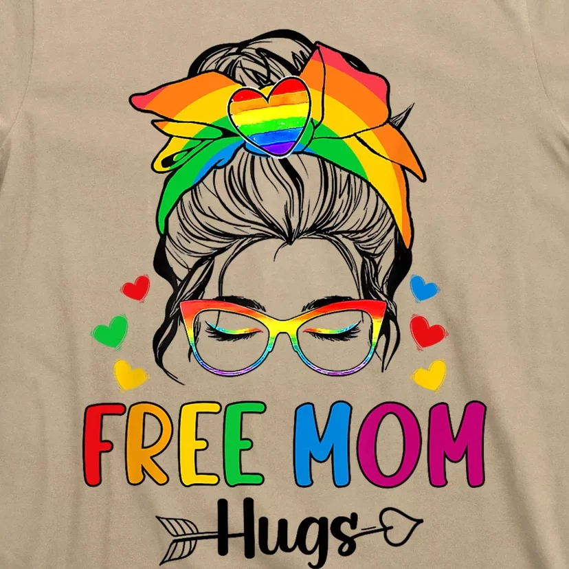 Free Mom Hugs Pride Month T-Shirt