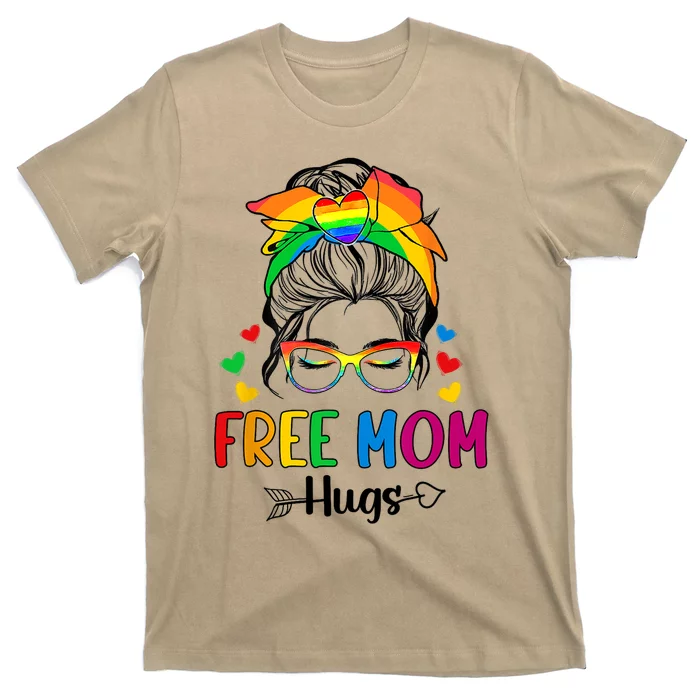 Free Mom Hugs Pride Month T-Shirt