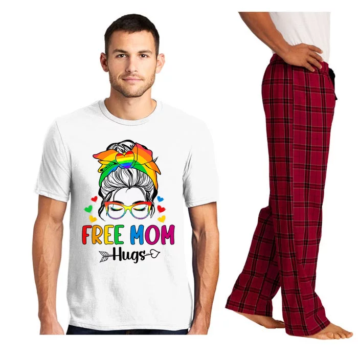 Free Mom Hugs Pride Month Pajama Set