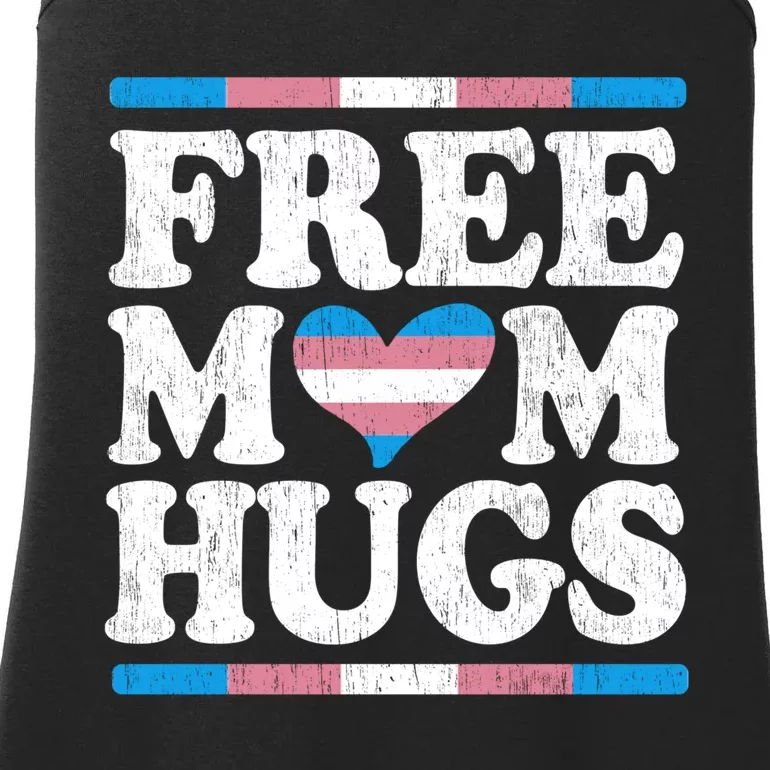 Free Mom Hugs Heart Rainbow Proud Lgbt Ladies Essential Tank