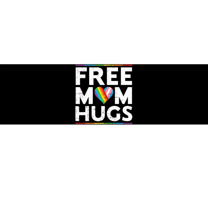 Free Mom Hugs Lgbt Pride Parades Rainbow Flag Bumper Sticker