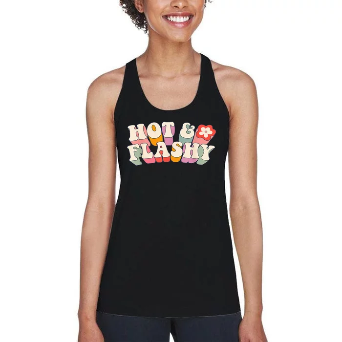 Funny Menopause hot flashes, Women's Racerback Tank