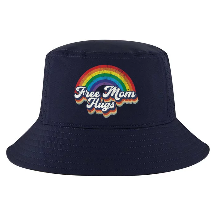 Free Mom Hugs Gift Rainbow Heart Lgbt Pride Month Gift Cool Comfort Performance Bucket Hat