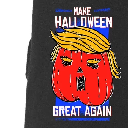 Funny Make Halloween Great Again Trump Pumpkin Doggie 3-End Fleece Hoodie