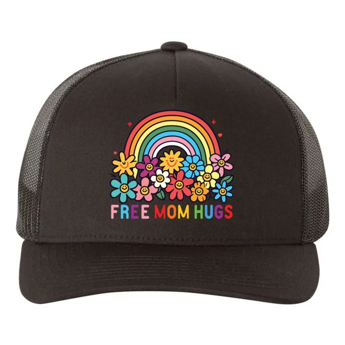 Free Mom Hugs Proud Mom Yupoong Adult 5-Panel Trucker Hat