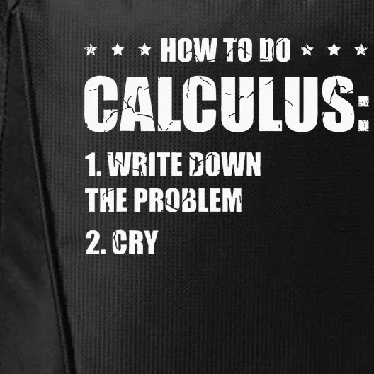 Funny Math How To Do Calculus Funny Algebra City Backpack