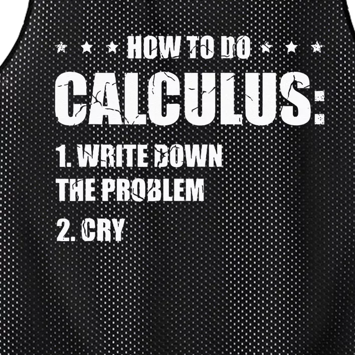 Funny Math How To Do Calculus Funny Algebra Mesh Reversible Basketball Jersey Tank