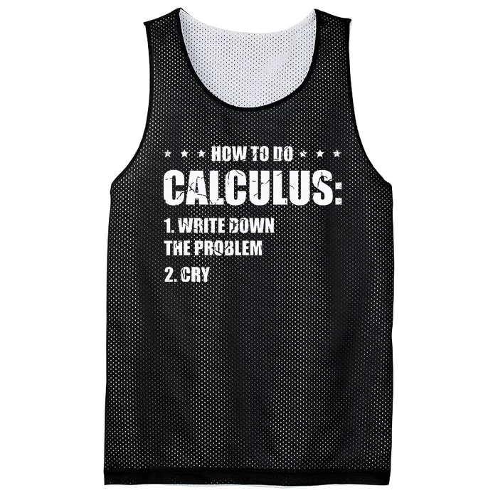 Funny Math How To Do Calculus Funny Algebra Mesh Reversible Basketball Jersey Tank