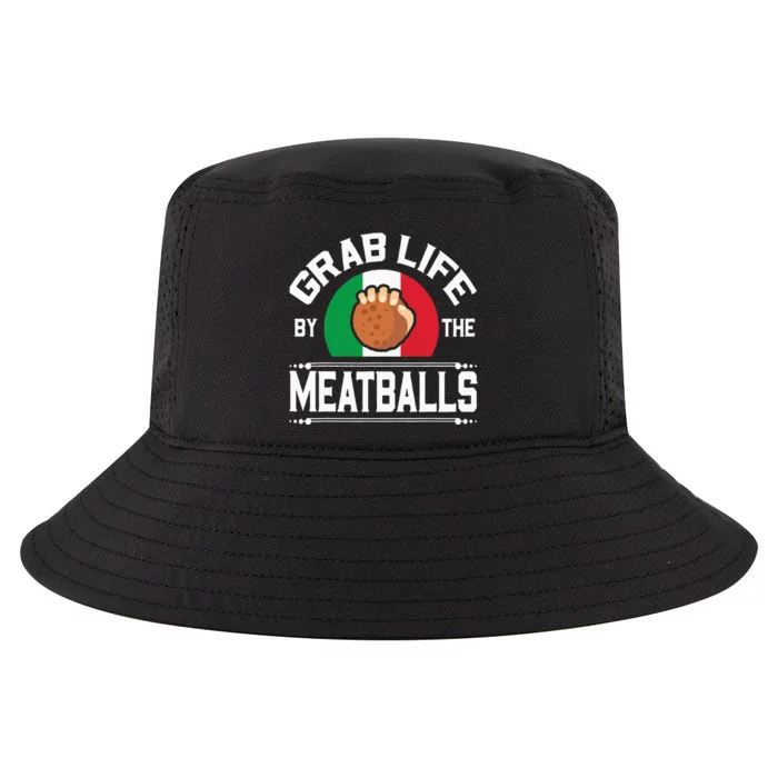 Funny Meatball Italian Food Italy Flag Cool Comfort Performance Bucket Hat