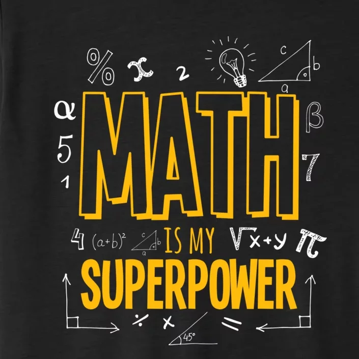 Funny Math Is My Superpower Algebra Lover Steam Gift ChromaSoft Performance T-Shirt