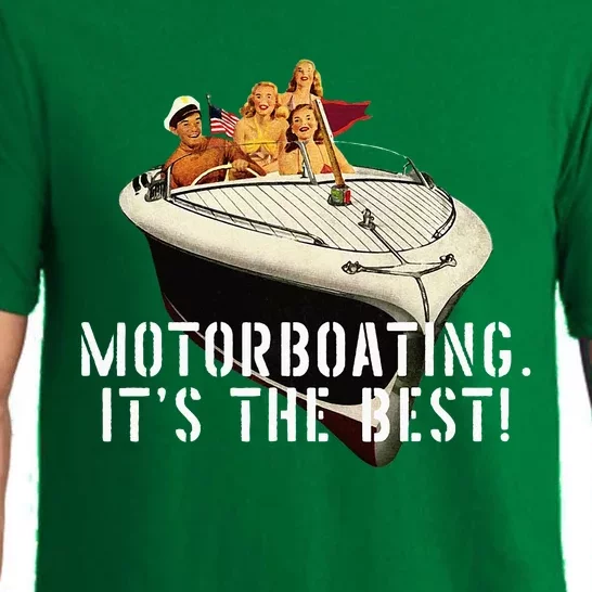 Funny Motorboating ItS The Best Pajama Set