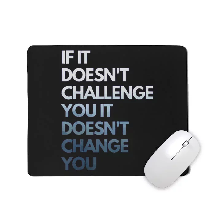 Fitness Motivation Inspirational Quote Fitness Mousepad