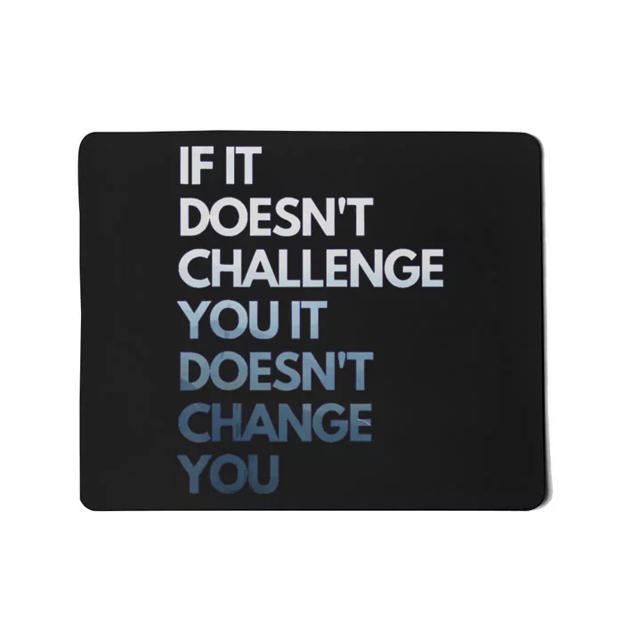 Fitness Motivation Inspirational Quote Fitness Mousepad